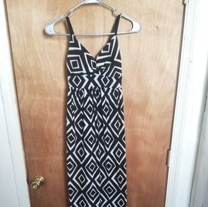 Black and White Maxi Dress